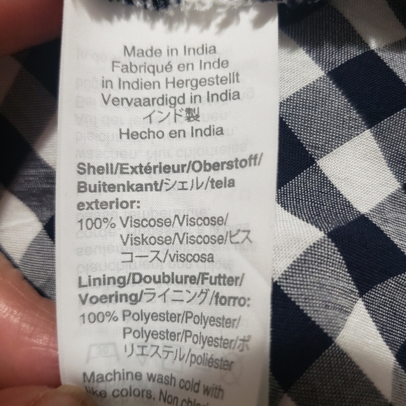 J. Crew Black and White Ruched Ruffled Maxi Sundress..SIZE:12T - Picture 15 of 15